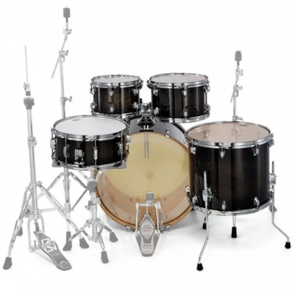 TAMA CL52KRS-TPB Superstar Classic Transparent Black Burst (22B/10T/12T/16F/14S) Akustik Davul Seti