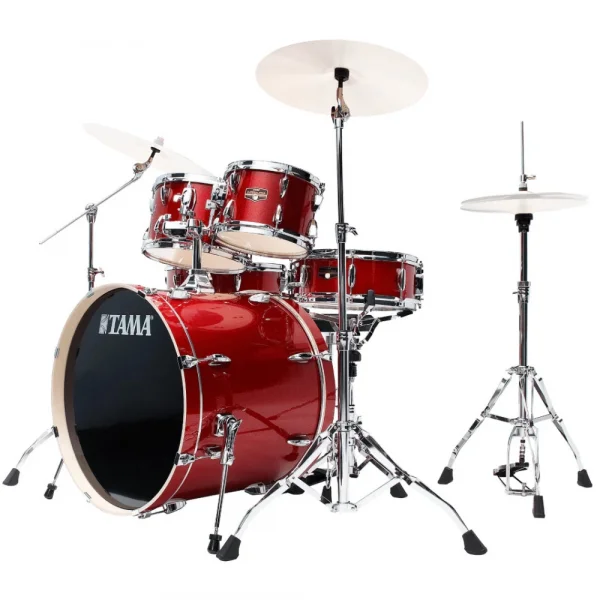 TAMA IP52H6W-BRM - Imperialstar Burnt Red Mist 5 Parça (22B/10T/12T/16F/14S) Aksamlı Akustik Davul Seti