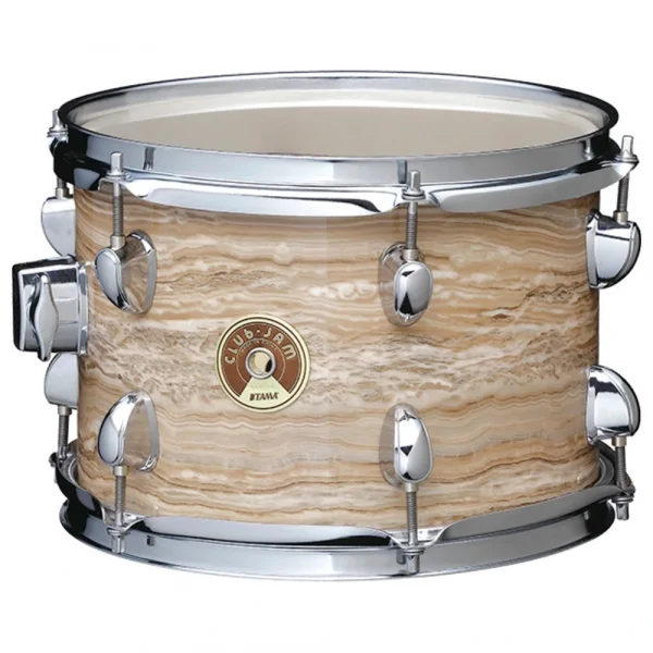 TAMA LJK48H4-CMW Club-Jam Cream Marble Wrap 4 Parça (18B/10T/14F/13S) Aksamlı Akustik Davul Seti