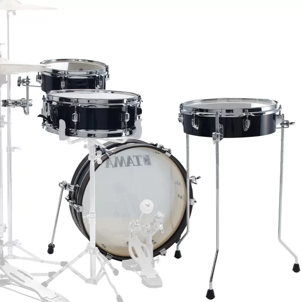 TAMA LJK48P-HBK Club-JAM Pancake Hairline Black 4 Parça (18B/10T/13F/12S) Akustik Davul Seti
