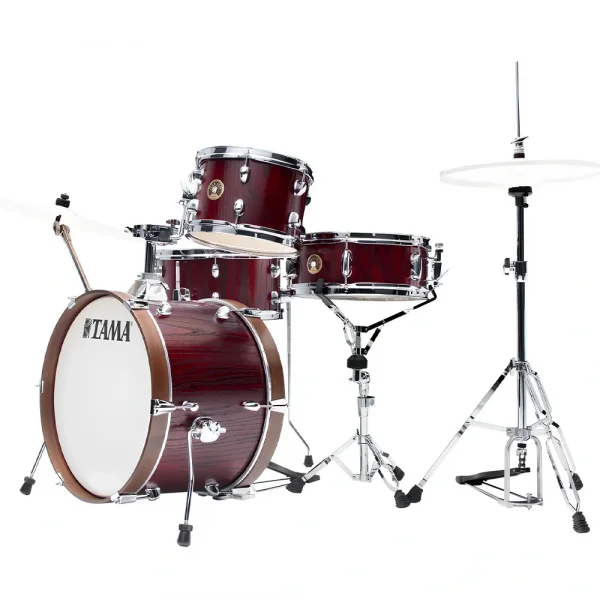 TAMA LJL48H4-SBE Club JAM Satin Burgundy Elm 4 Parça (18B/10T/14F/13S) Aksamlı Akustik Davul Seti