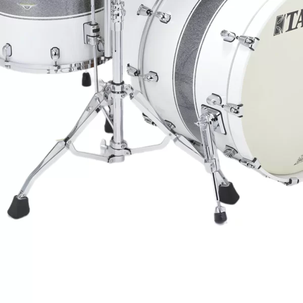TAMA MA42TZS-SSR Starclassic Maple Silver Snow Racing Stripe 4 Parça (22B/10T/12T/16F) Akustik Davul Seti