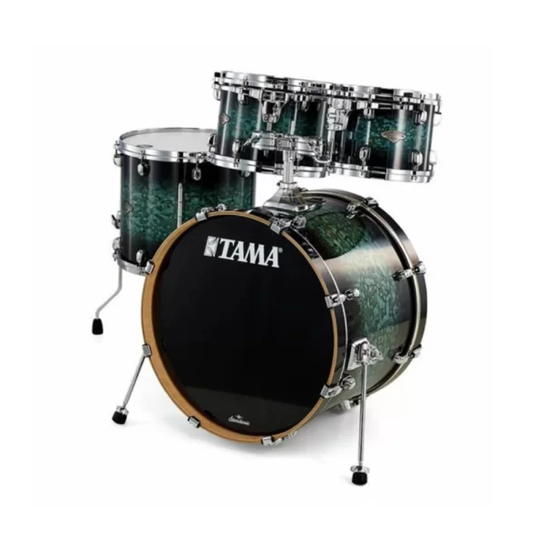 Tama MBS42S-MSL Starclassic Performer Molten Steel Blue Burst 4 Parça (22B/10T/12T/16F) Akustik Davul Seti