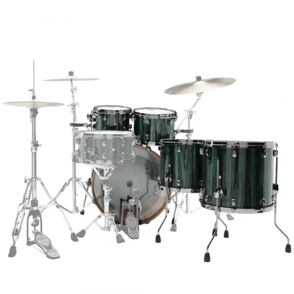 TAMA MBS52RZBNS-GGA - Starclassic Performer Green Grove Aurora 5 Parça Akustik Davul Seti (22B/10T/12T/14F/16F)