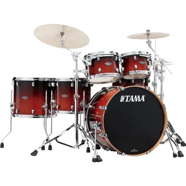 TAMA MBS52RZS-DCF Starclassic Performer Dark Cherry Fade 5 Parça (22B/10T/12T/14F/16F) Akustik Davul Seti