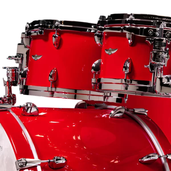 TAMA TM42RZSS-SDR STAR Maple Solid Candy Red 4 Parça (22B/10T/12T/16F) Akustik Davul Seti