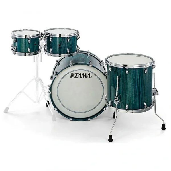 TAMA TW42RZS-LIC STAR Walnut Light Indigo Japanese Chestnut 4 Parça (22B/10T/12T/16F) Akustik Davul Seti