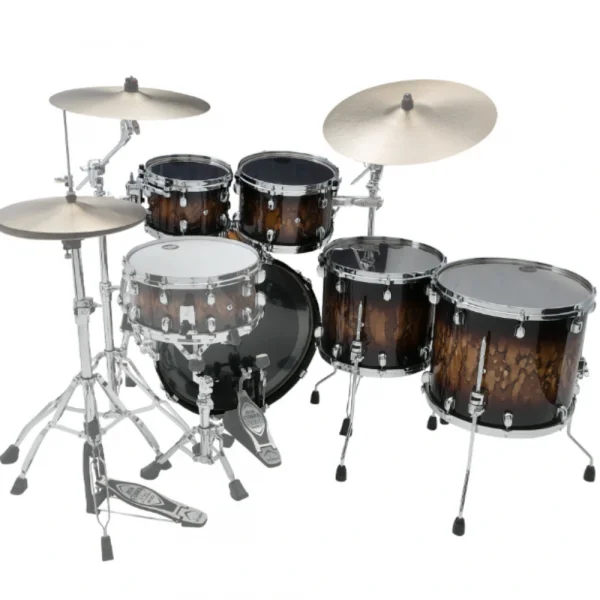 TAMA WBS52RZS-MBR Starclassic Walnut/Birch Molten Brown Burst 5 Parça (22B/10T/12T/14F/16F) Akustik Davul Seti