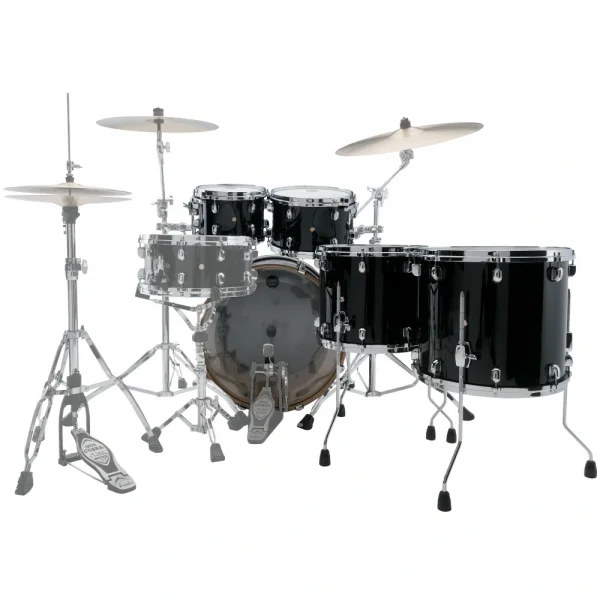 TAMA WBS52RZS-PBK Starclassic Walnut/Birch Piano Black 5 Parça (22B/10T/12T/14F/16F) Akustik Davul Seti
