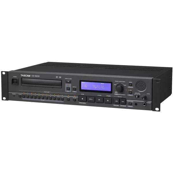 Tascam CD-6010 Prof.Broadcast CD-Player, 2U and Tray type CD