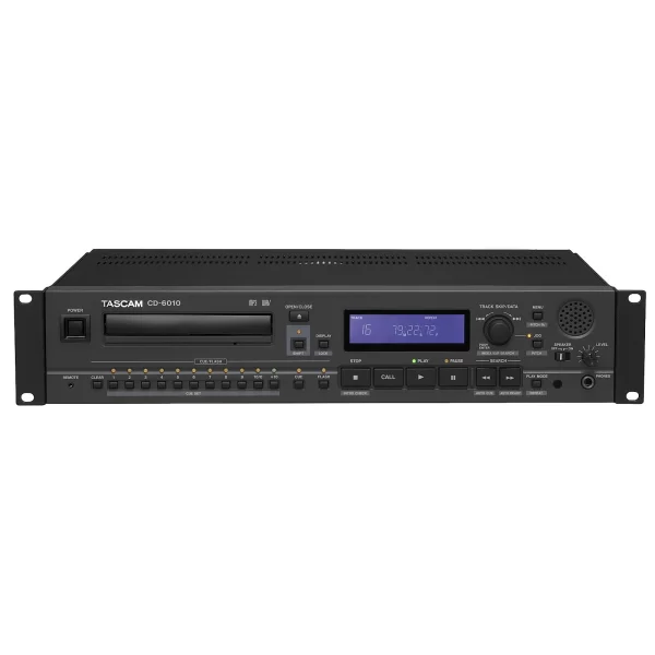 Tascam CD-6010 Prof.Broadcast CD-Player, 2U and Tray type CD