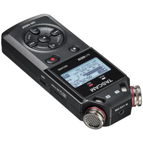 Tascam DR-05XP 32 bit float, handheld stereo recorder