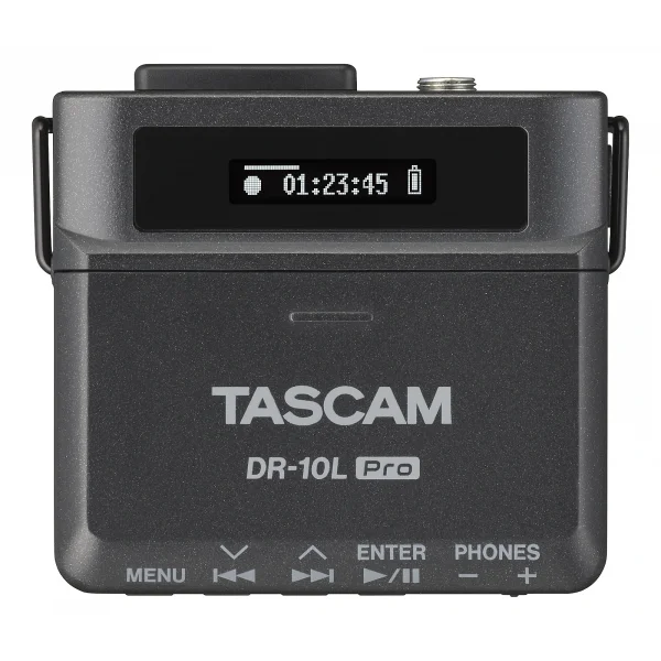 Tascam DR-10L PRO Digital Audio Recorder With 32 Bit recording, Lavalier Microphone.Remotecontrol and Timecode Sync via optional AK-BT1