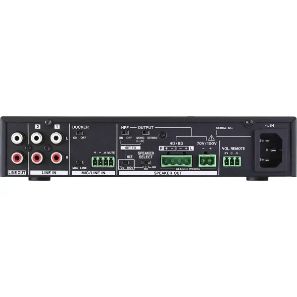 Tascam MA-BT240 240-Watt Mixing Amplifier, 1 Mic-In, 2 Line-In , Bluetooth, 240 watts (2 × 120 W)
