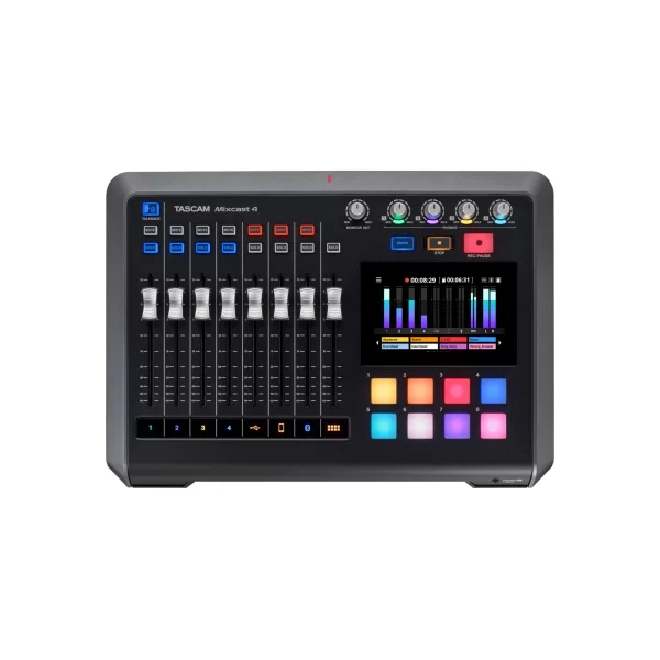 Tascam MIXCAST 4 Podcast Mixer/MTR/USB Audioinnterface