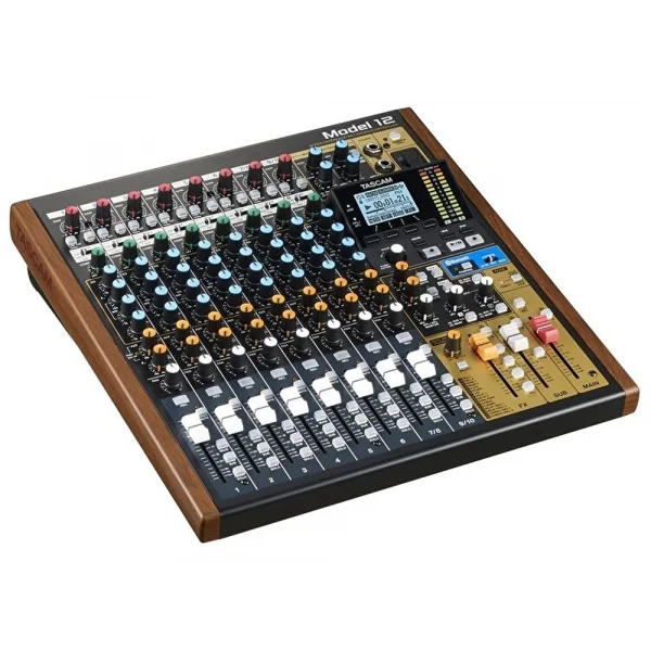 Tascam MODEL 12 10-Kanallı Dijital Recording Mixer DAW Kontrolcü, SD Kart Kaydedici