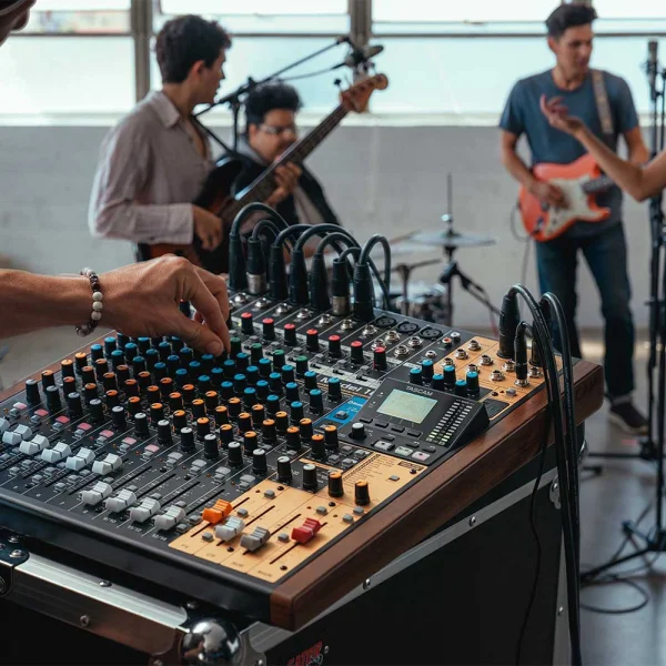 Tascam MODEL 16 10-Kanal Ses Mikseri, Ses Kartı SD Kart Kayıt