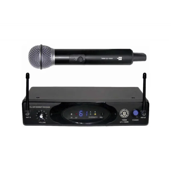 Topp Pro TMW U1-100R - UHF Tekli El Telsiz Mikrofon