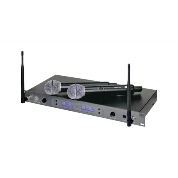 Topp Pro TMW U2-200M - UHF 2 Kanal Çift El Telsiz Mikrofon