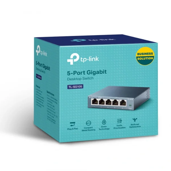 TP-Link TL-SG105 5-Port 10/100/1000Mbps Masaüstü Switch
