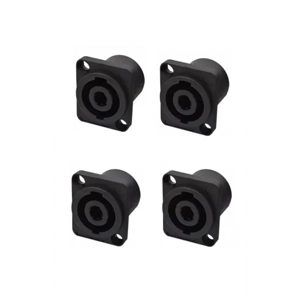 TTAF STS-04 Şase Tipi Plastik Speakon Konnektör 4pin 4lü paket