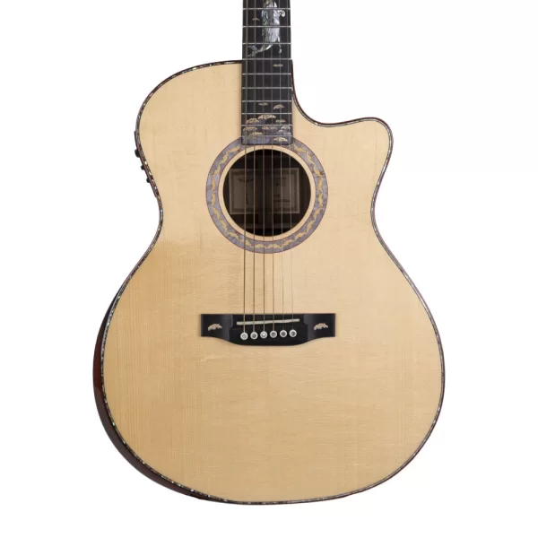 TYMA V-40E Cutaway  Elektro Akustik Gitar