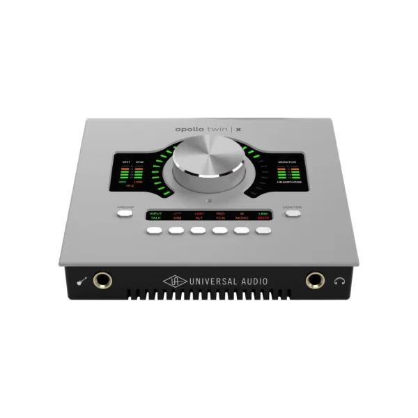 Universal Audio Apollo Twin X QUAD | Gen 2 - Essential+ Masaüstü 10 x 6 Thunderbolt Ses kartı (2.Nesil) - Essential+ Yazılım Paketi ile (4 DSP)