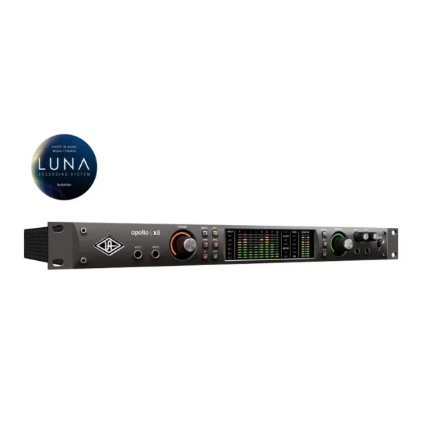 Universal Audio Apollo x8 Hexa Core DSP işlemcili, 18 x 24, 4 mikrofon preamp Thunderbolt 3 ses kartı (6 DSP) (Mac/PC)