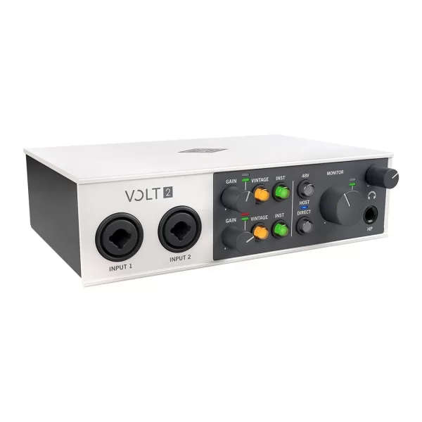Universal Audio Volt 2 Yeni nesil 24-bit / 192 kHz, 2-Giriş / 2-Çıkış, 610 MicPre Modellemeli, USB-C Ses Kartı