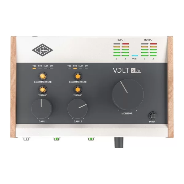Universal Audio Volt 276 Yeni nesil 24-bit / 192 kHz, 2-Giriş / 2-Çıkış, 610 MicPre ve 1176 Compressor Modellemeli, USB-C Ses Kartı