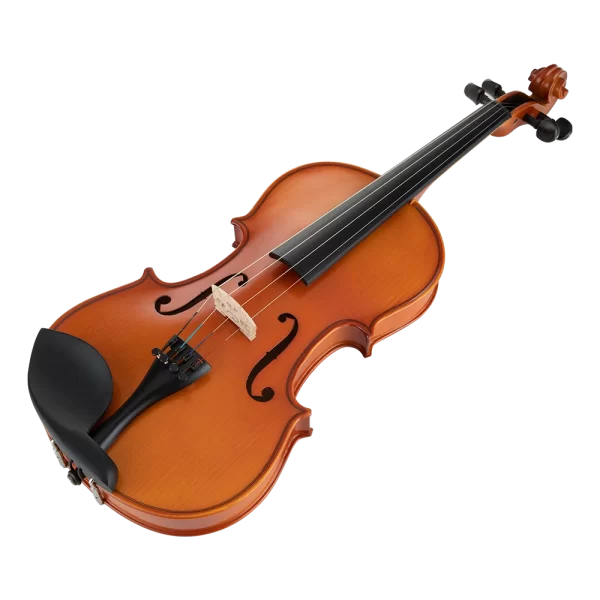 VANETTA VL-2A / 1/2 Abanoz Kulaklı Masif Mat Keman