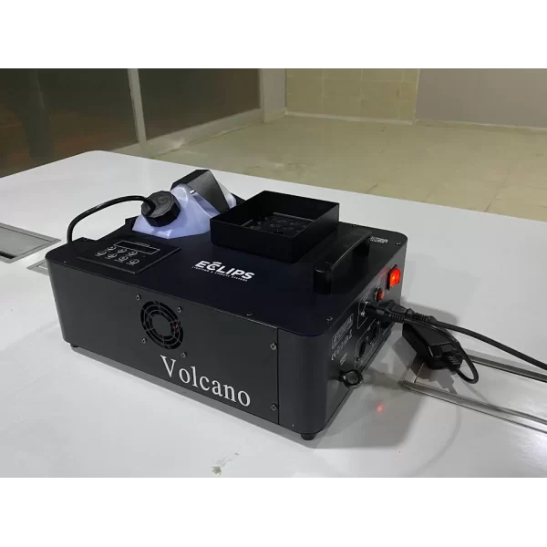 Eclips VOLCANO Ledli Sis Makinesi 1500W, 24x3W RGB led, CO2 Karbon Sis Simulasyonu 160 ml/dk