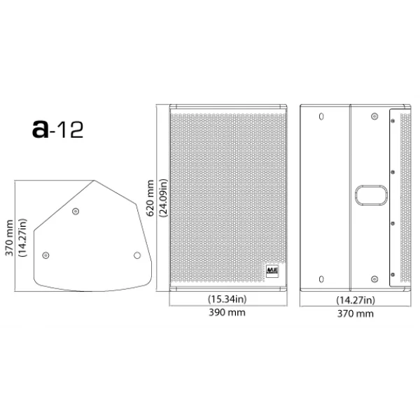 VUE audiotechnik a-10 BLACK 10 Full Range Pasif Hoparlör 450/900W