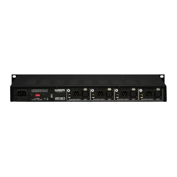 Warm Audio WA-412 312 tipi, 4 kanal, trasformatörlü, profesyonel mikrofon preamp