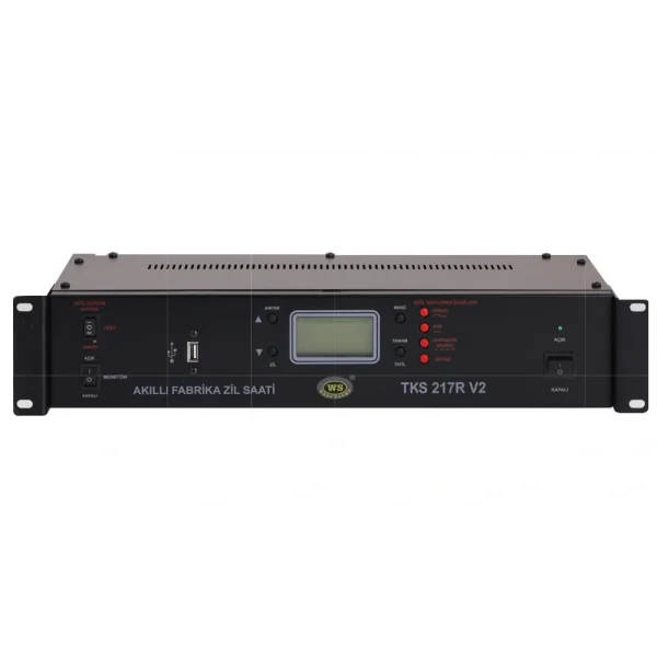 West TKS217R-V2 Programlanabilir Otomatik mesaj Anons, Zil, Siren, MP3/USB