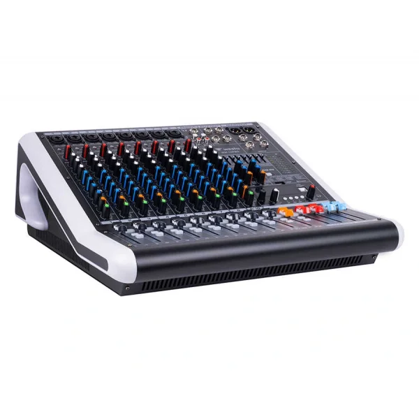 Westa WM-10PMX 10 Kanal 2x500W Power-Mixer USB / Bluetooth, 4-aux