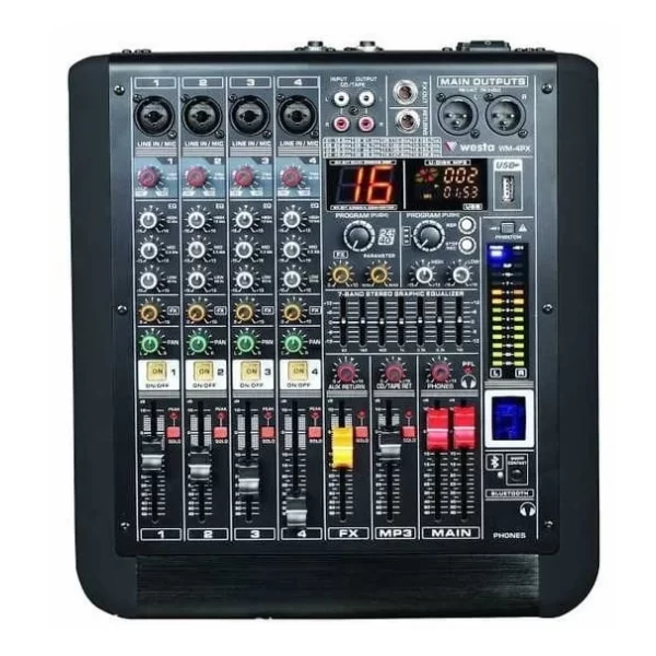 Westa WM-4PX Power Mixer Amfi 2x280W