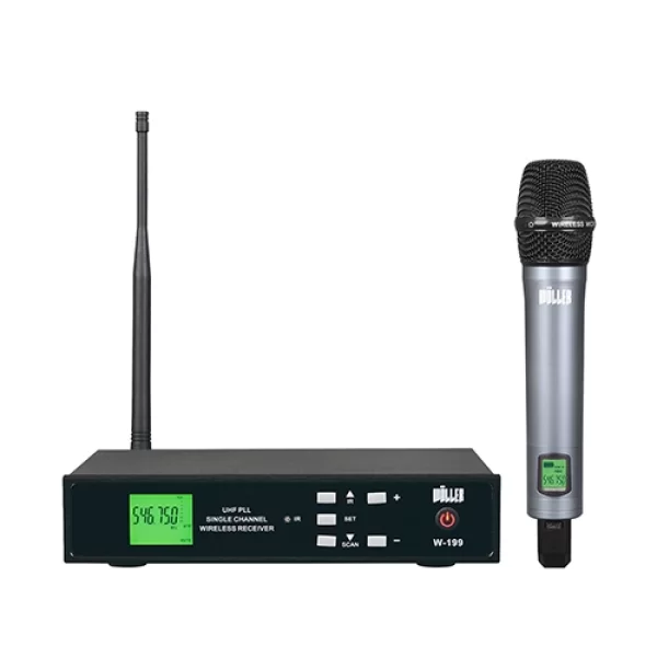 Wöller W-199E; Kablosuz Mikrofon Seti Tek El