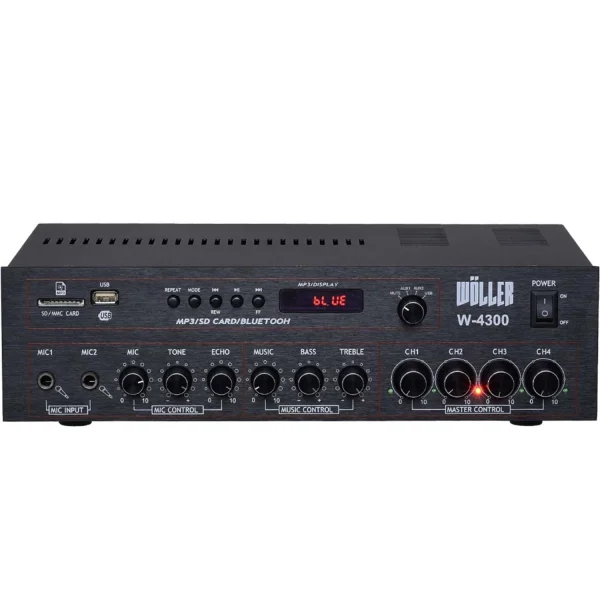 Wöller W-4300 4x75W Mikser Amfi 4-16 ohm