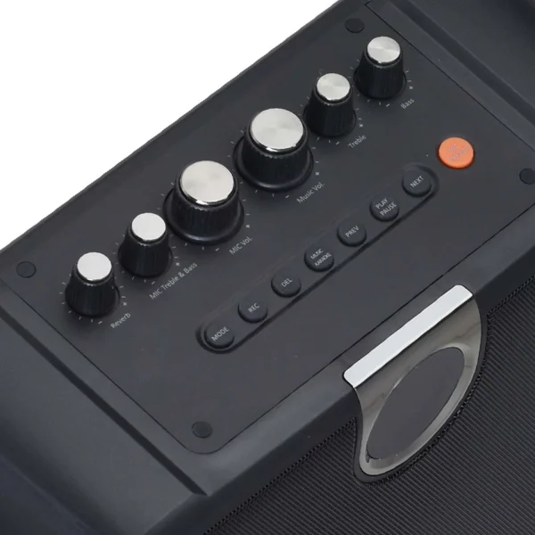 Wöller W-610E Taşınabilir Hoparlör Kablosuz El Mikrofonlu Bluetooth, USB