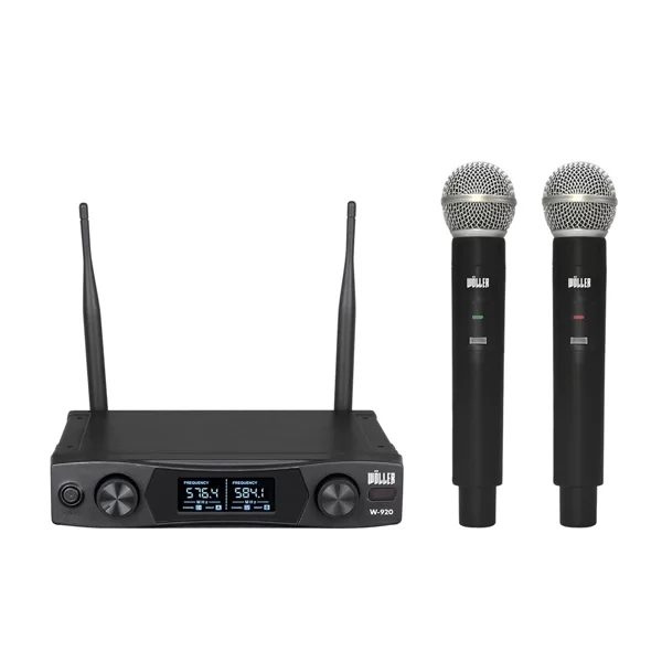 Wöller W-920EE Çift El UHF Kablosuz Mikrofon Seti