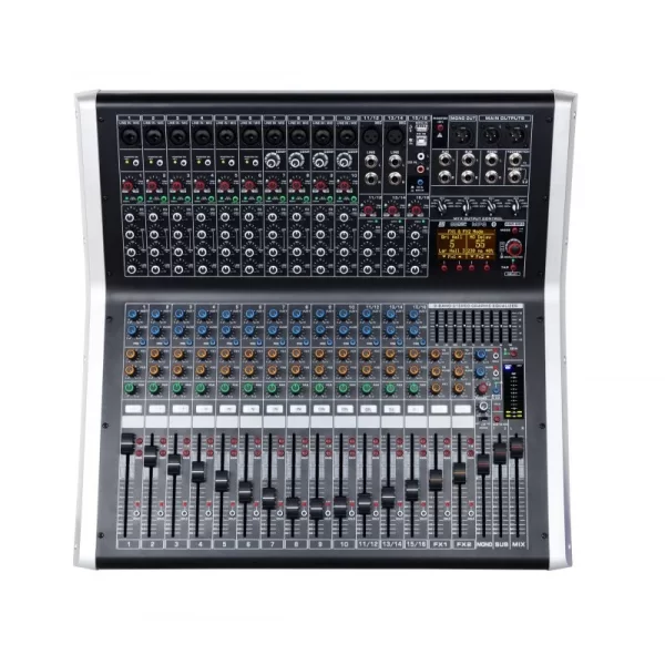 Wöller WDX-16PRO | 16 Kanal Ses Mikseri, 2x99 Çift efektli USB/Bluetooth