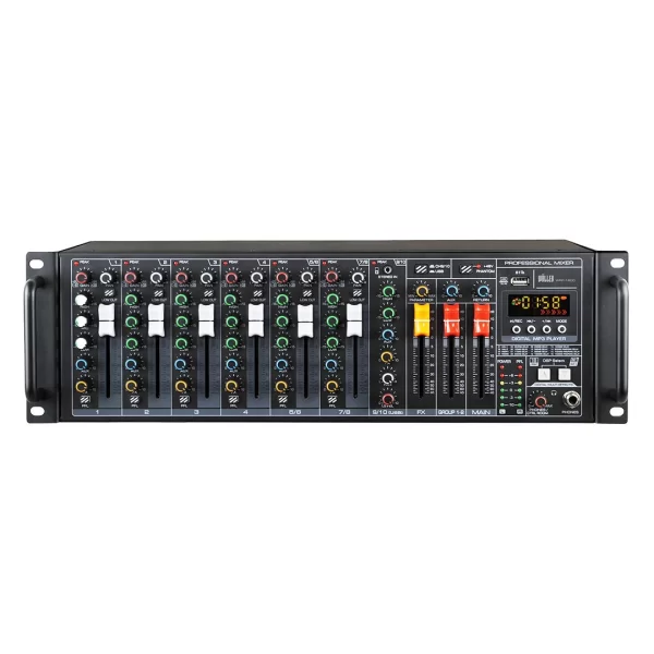 Wöller WRP-1800 2x400W 10 Kanal Power Mixer USB Bluetooth Kayıt