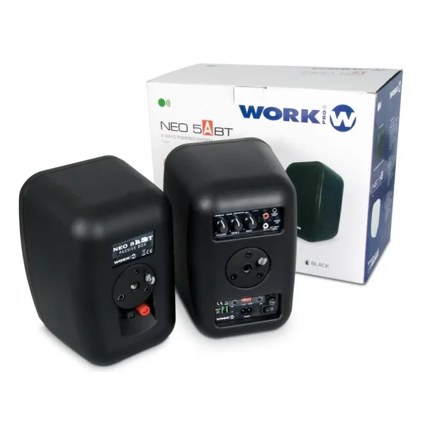 Work NEO-5A-BT 5 Aktif+Pasif Duvar Hoparlörü Seti Bluetoothlu