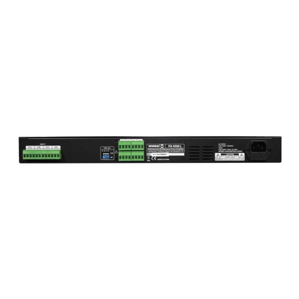 Work PA-4500L Quad Power Amplifier 4x500W/100V