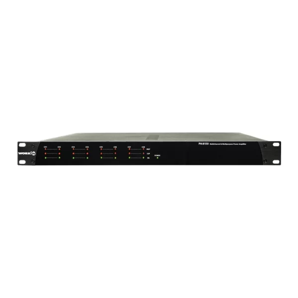 Work PA-8150 Power Amplifier 8x150W/4-ohm