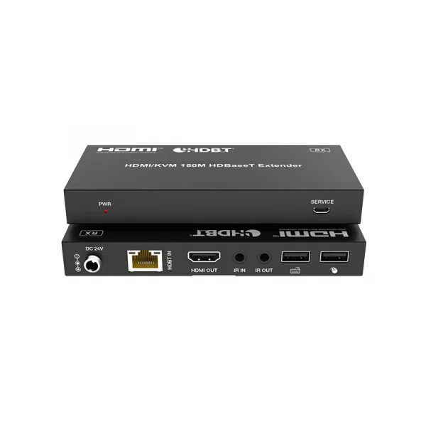 Woxcon WX-EHB150SK HDMI ve USB KVM Extender 18 Gbps HDBaseT Extender 150 Metre