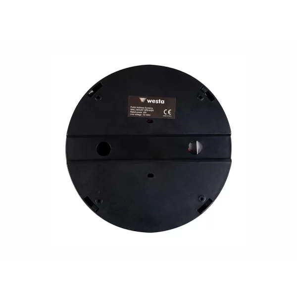 WS-1119TB - Sıva Üstü Siyah Renkli Tavan Hoparlör, 6W/100V
