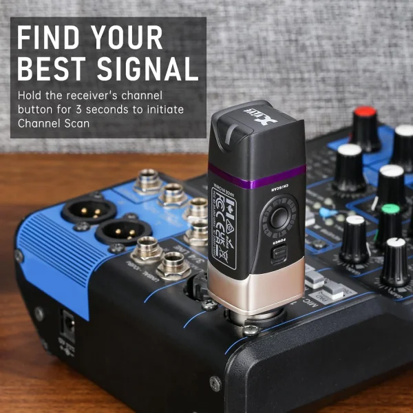 Xvive XV-U35C Kondenser Mikrofonlar için 5.8Ghz Kablosuz Bağlantı Sistemi