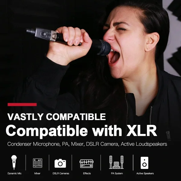 Xvive XV-U3C Kondenser Mikrofonlar için Kablosuz Bağlantı Sistemi